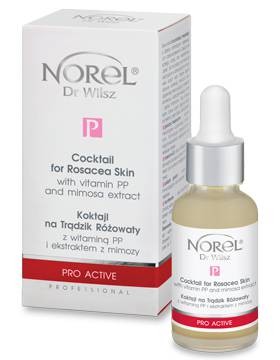 NOREL Dr Wilsz - Anti Redness - Koktajl na Trądzik Różowaty 4% witamina PP i 2% Redyless 30ml (PA 174)
