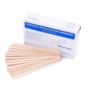 Szpatułki drewniane (laryngologiczne) 100 szt.